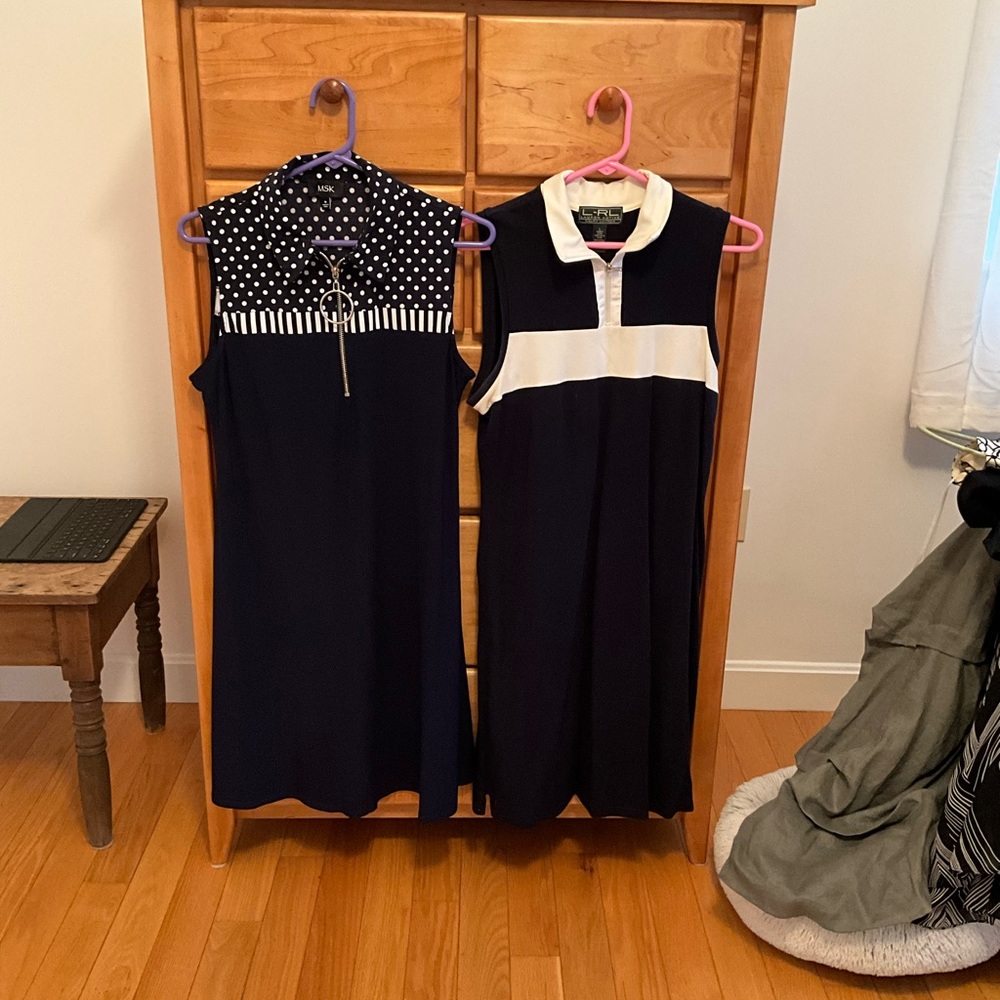 2 dresses for $20. Great commuter dresses for work